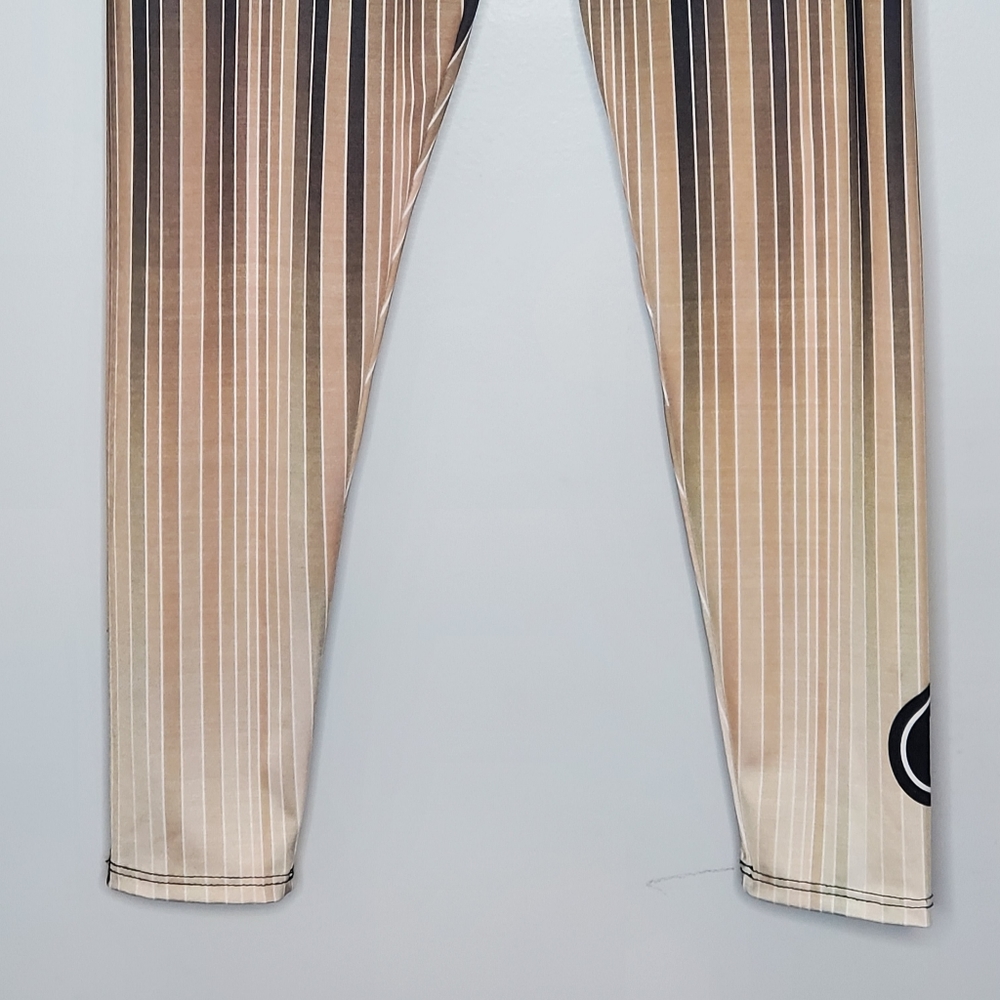 Onzie flow pure barre leggings ombre black gold tan white size small medium‎ - Picture 3 of 8